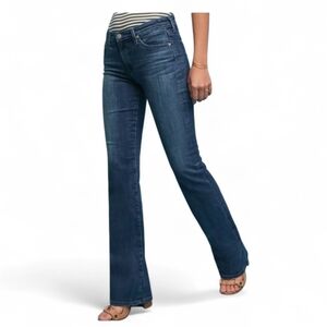 AG Adriano Goldschmied Mid-Rise Slim Boot Dark Wash Jeans Womens 31R